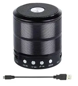 Shop EXCITING Mini Bluetooth Speaker WS 887 with FM Radio, USB Pen Drive Slot and Memory Card Slot, AUX Input Mode Speaker (Pack of 1)