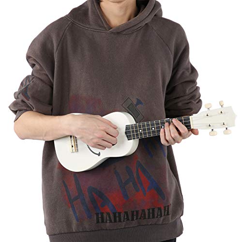 Ukulélé pour débutants 4 cordes 21 pouces Smiley pour débutants Chiffon de nettoyage Instrument Ukulélé - Les Beatles, Paul McCartney, John Lennon, RIngo Starr, George Harrison Ukulélé pour débutants 4 cordes 21 pouces Smiley pour débutants Chiffon de nettoyage Instrument Ukulélé – Image 8
