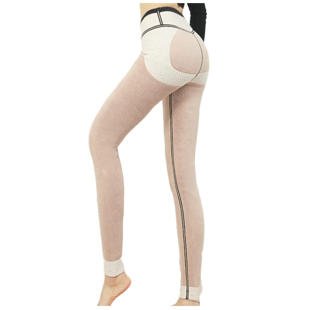 Mallas Deportivas Termicos Invierno Mujer Leggins con Forro Polar cálido Pantalones de Control Barriga M-2XL