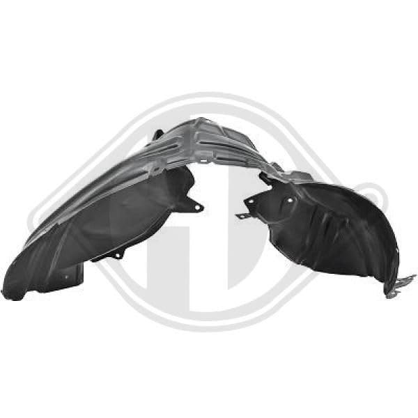 Diederichs 6075008 radschale droite anti-projection et rouille d'aile