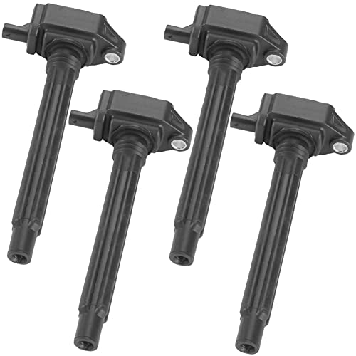 GP POWER IGNITION COIL UF751 UF754 68080580AB 68242286AA 0221504037 5C2113 SET OF 4 COMPATIBLE WITH CHRYSLER DODGE DART FIAT 500X JEEP CHEROKEE RENEGADE RAM PROMASTER CITY 2.4L L4