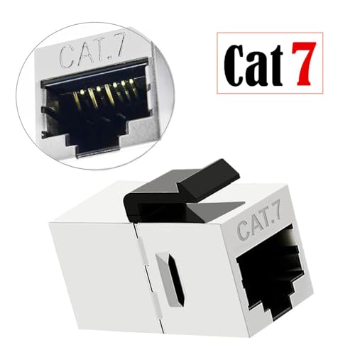 Adaptador Keystone RJ45 Hembra a Hembra CAT7 miniatura 2