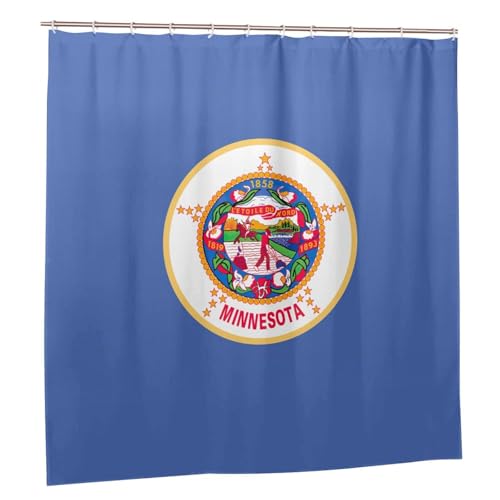 Rideau de douche Minnesota en polyester 183x183 cm avec 12 oeillets - 3