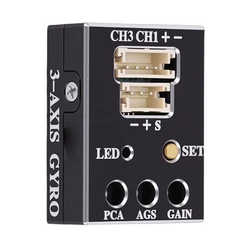 GEERYZHE RC 3-Axis Gyro Sensitivity Adjustable Mini Gyroscope for Enhanced