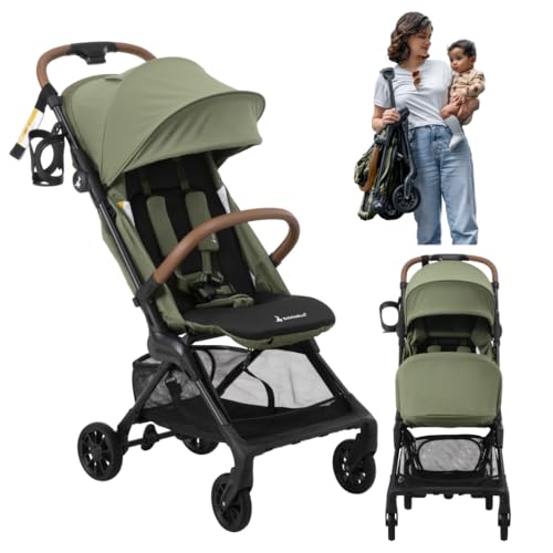 BabbleRoo Hoplite Compact Stroller – Lightweight Travel Stroller ...