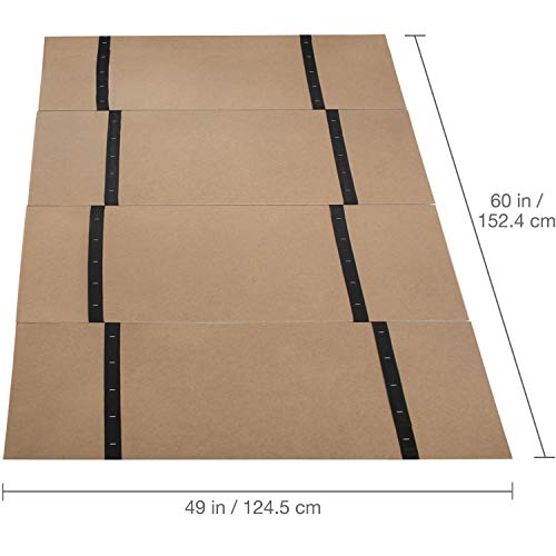 DMI Foldable Box Spring, Bunkie Board and Bed Support Slats, No Assembly Needed, Full Size Bed Base, 60" x 48" by DMI - Image 7