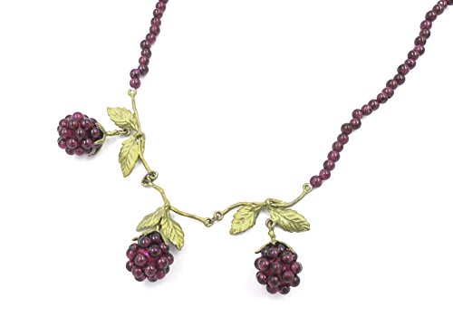 Michael Michaud Raspberry Statement Necklace For Silver Seasons… #TOP4