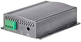 Monoprice Commercial Audio 80W Mini Bluetooth Amplifier with AUX in, Built-in Transformer, Aluminum Construction