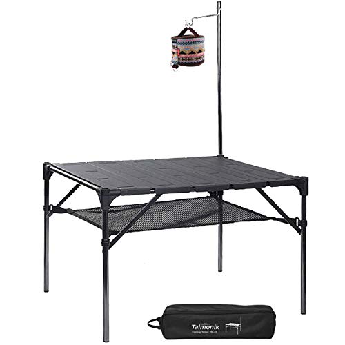 Taimonik テーブル 折り畳み式テーブル アルミ製 アウトドア用 キャンプ用 超軽量材質 エクササイズ 収納ケース付き 無限拡大可能 (テーブル本体-S03)