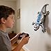 Wall Climbing Gecko,Glow in The Dark Wall Crawling Crawler Gecko w LED Eyes,W-All Crawler Robot Geckos,Rechargeable Remote Control Robot Kids Toys,Christmas Stocking Stuffers for Boys Girls Teens