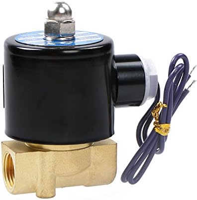 U.S. Solid 3/8" G 12 V DC mosiężny zawór elektromagnetyczny sterowany bezpośrednio do wody powietrza gazu oleju NC Brass Solenoid Valve