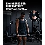 Gymreapers GripLink Lifting Straps – Heavy Duty D-Ring Weight Lifting Wrist Straps with Anti-Slip Silicone Grip Beads, Cushioned & Adjustable Support for Deadlifts, Powerlifting, Cable Machines & Gym Training - Image 4