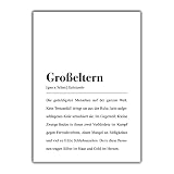 Großeltern Definition: DIN A4 Plakat