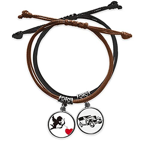 Bracelet ange Cupidon cœur rouge pour sublimer vos tenues d'été
