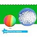 HOTMNTY PVC Regenbogen Ball, Bouncy Kickball, Kinder Spielball, Rainbow PVC Softball für Kinder Mehrfarbig Regenbogen Ball Fußball Softball Kinderball für Drinnen und Draußen, (7,87 Zoll), 1 Stück