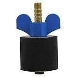 Winter Rubber Plug with Valve for 2 Inch Pipe, with Blow Thru Stem