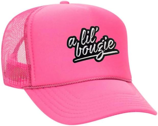 A Lil' Bougie Embroidered Patch Trucker Hat