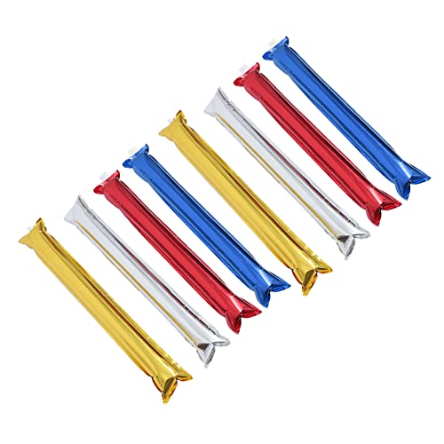 Toyvian 1set Inflatable Cheering Sticks Long Balloons for Sports Events Concerts Competitions Lightweight Noisemakers for Adults 24pcs