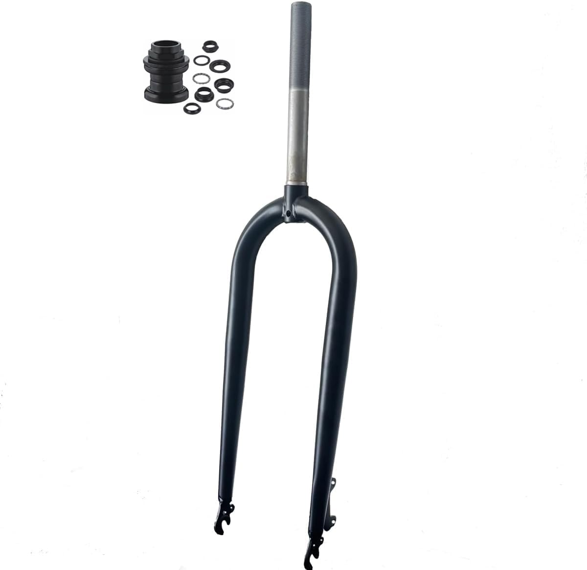 26 inch Bicycle Fork 1" Threaded Rigid Fork for MTB Road Cruiser Bike