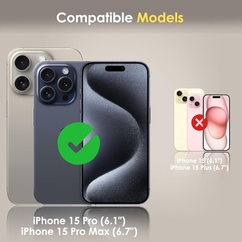Image of Skinomi Camera Lens Protector Compatible with iPhone 15 pro [Anti-Scratch] Premium Tempered Glass Film Aluminum Alloy Lens Ring Cover, Gold Titanium