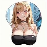 ふわふわ可愛いおっぱいサポートマウスパッド | アニメ風キャラクターデザイン | ぷにぷにクッション付きリストレスト | 手首サポートで疲労軽減・人間工学設計 | 滑り止め加工＆ソフトタッチで快適 耐久性 | 癒し＆リラックス効果 | テレワーク・オフィス・ゲーミングに最適 | 推しキャラデスクアクセサリー | プレゼント・ギフトにも最適