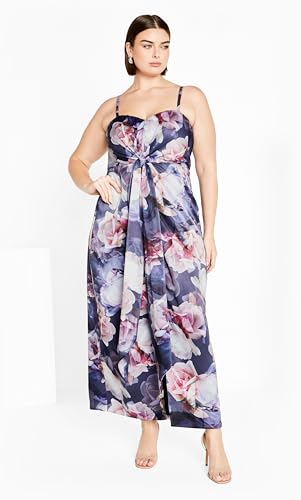 City Chic Women's Plus Size Maxi Kamari PRT4