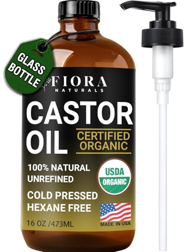 Organic Castor Oil with Pump