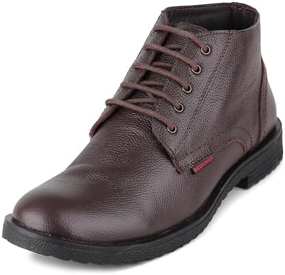 Red Chief Genuine Leather Formal Derby Boots for Men | Premium & Stylish Office Footwear | RC3808