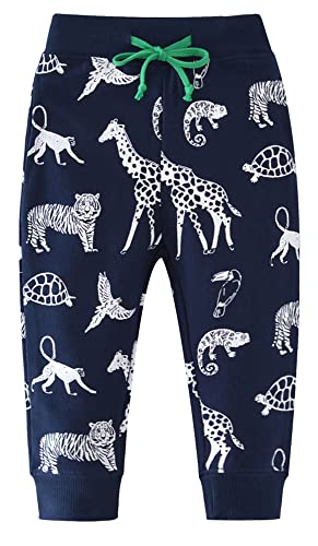 Little Hand Garçon Jogging Pantalon Animaux Pantalons de Course Garçon Âge 2-3 ANS