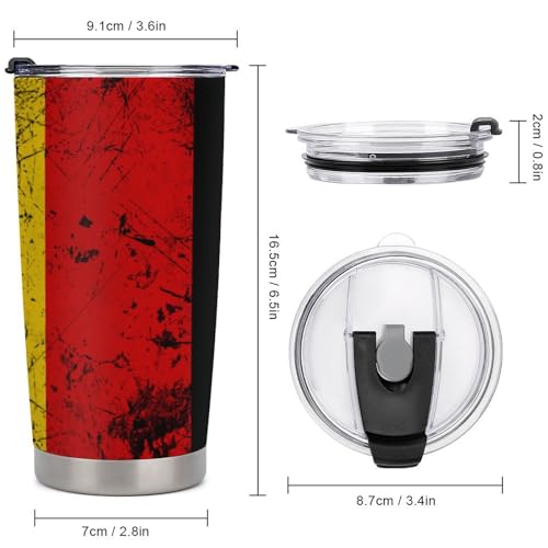 Portavasos para carro conjunto 4 piezas textura grunge Alemania miniatura 2