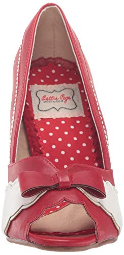 Bettie Page Women's 403-Margie Peep Toe Pump2