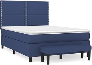 Kangmusi 3136523 - Cama con somier con colchón (140 x 200 cm), color azul