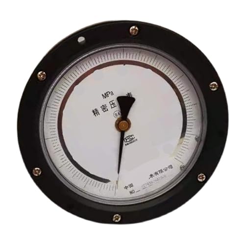Manomètre axial YB-150ZT haute précision 16MPa à fixation frontale
