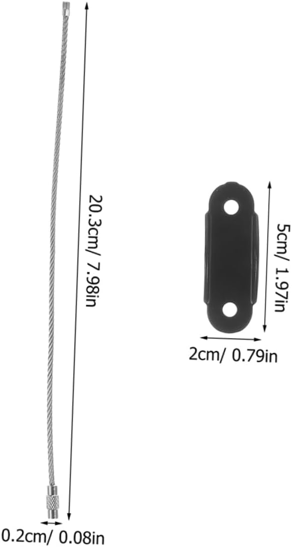 5sets Furniture Safety Anchors -tip Straps for Proofing Furniture Secure Wall Anchors for Cabinets Dressers Easy Installation