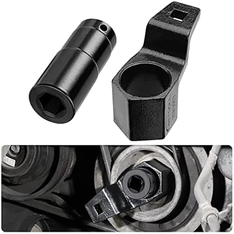 BETOOLL 19 mm Harmonic Balancer Socket & 50mm Crankshaft Crank Pulley Wrench Holder Tool Removal Holding Spanner kit Compatible with Honda and Acura Engines Cover