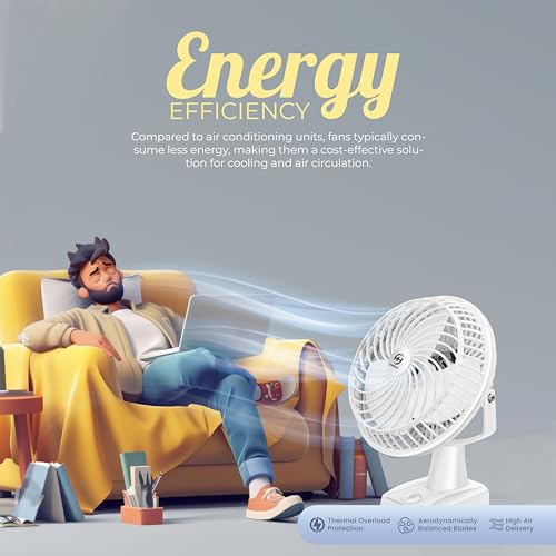 Image of HM HARMAN INDUSTRIES 9inch Air Wall Cum Table Fan || with 225mm Powerful High 3 Speed Motor 9 inch Size White