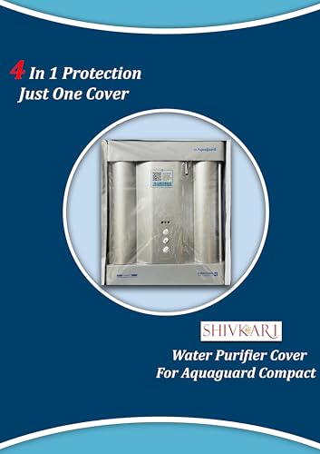 Image of Protective Cover Compatible With Eureka Forbes Dr. Aquaguard Compact Model Water Purifier (Grey)