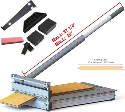MantisTol MC-330 330mm Laminatschneider/Vinylschneider und Laminat Verlegeset für Parkettarten,Laminat, Edelhölzer, Vinylpaneele, Vinylfliesen, PVC-Vinyl,Vinyl-Laminat,Paneele, Täfelung, Kork und mehr