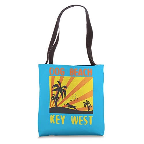 Dog Beach Key West Florida Keys Dog Chasing Ball Palm