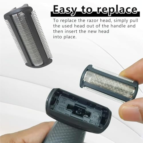 Image of BG5025 Replacement Heads for Philips Norelco Bodygroom Series 7000,BG2000 /40 Heads Compatible with PhilipsBodygroom Series 5000 Series 3000