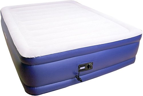 Airtek Full Keystone Series Premium Velvety Flocked top Air Mattress Airbed with Patented high-end Giga Valve for Ultra Fast deflation, Extra Thick 2ABF04005