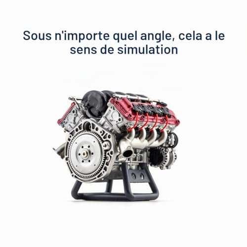 Moteur V8 dynamique AYAY MAD modèle de montage DIY pour voiture SCX10 Capra Moteur V8 dynamique AYAY MAD modèle de montage DIY pour voiture SCX10 Capra
