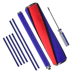 RUKHOOL Spazzola Rullo Morbida Strisce Peluche Ricambi per Dyson V7 V8 V10 V11 V6 Accessori 1 Testine Principale 1 Rullo di Ricambio 6 Strisce Peluche Pezzi Ricambio per Dyson Viola