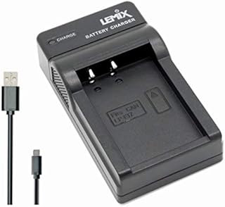 Lemix (CAN-LPE17) Ultra Slim USB Charger compatible with Canon LP-E17 Battery & Listed CANON EOS, EOS Rebel & Kiss Cameras