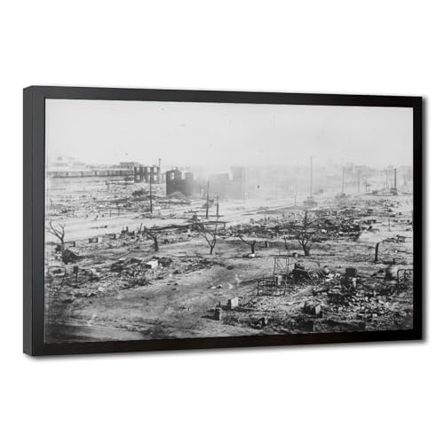 Impression sur toile Tulsa Oklahoma 1921 tableau de décoration murale 30x45