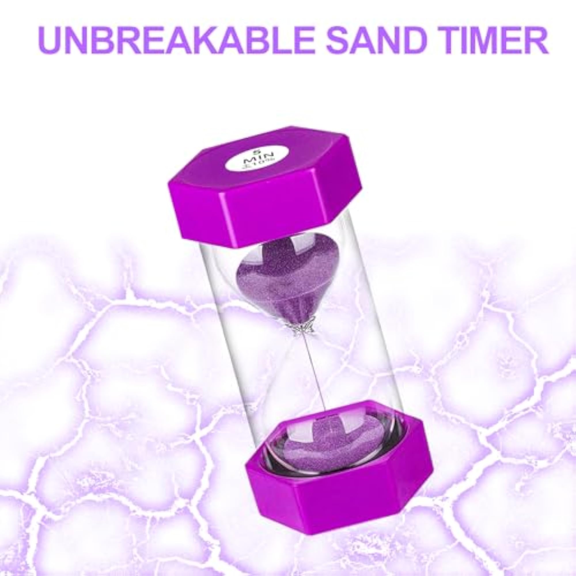 Hourglass Sand Timer for Kids, Colorful Sand Clock