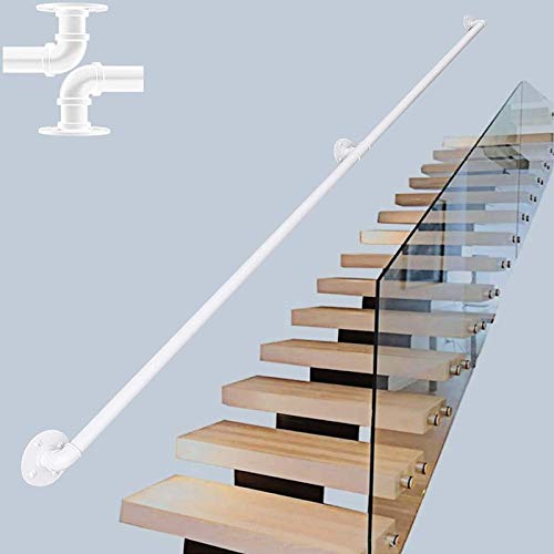 Barre de sécurité d'escalier blanche de 1,5 m pour éviter les chutes