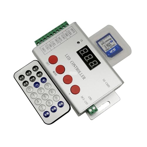 Contrôleur DMX512 H802SE LED DC5V 24V programmable pour ambiance salle des fêtes