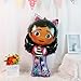 Generic 6 PCS Gabbys Girls Cat Birthday Balloons, Aluminum Foil Party Balloons for Kids Birthday Decorations Party Supplies, Pink Cartoon Style Balloons Doll House Party Decor