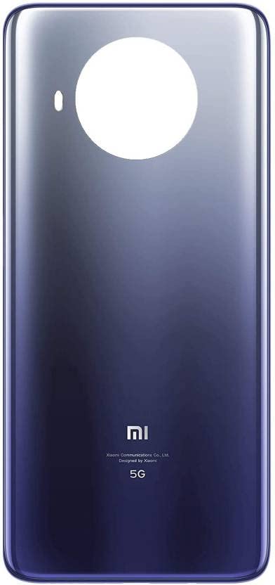Glass Mi10I Back Atlantic Blue Front View
